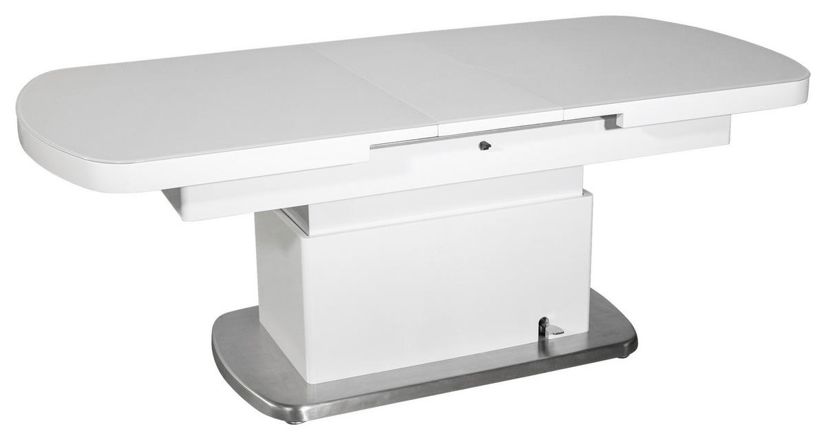 Couchtisch Levi weiß Hochglanz lackiert B/H/T: ca. 135x50x75 cm Levi - weiß (135,00/50,00/75,00cm)
