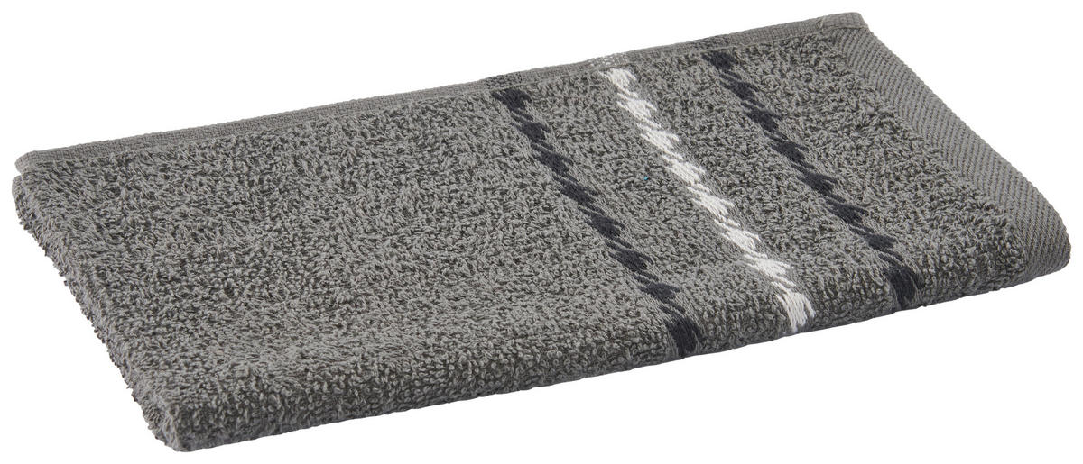 POCOline Gästehandtuch ANNA ANNA - anthrazit (30,00/50,00cm) - POCOline