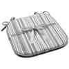 Stuhlkissen Stuhlkissen_2erPack Streifen - grau (38,00/38,00cm) - POCOline