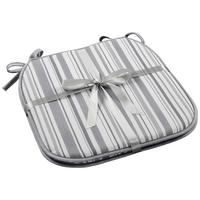 Stuhlkissen Stuhlkissen_2erPack Streifen - grau (38,00/38,00cm) - POCOline