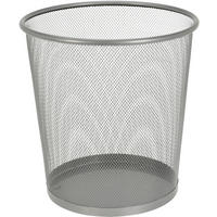 Papierkorb silber Metall B/H/D: ca. 26,5x28x26,5 cm Papierkorb - silber (26,50/28,00cm)