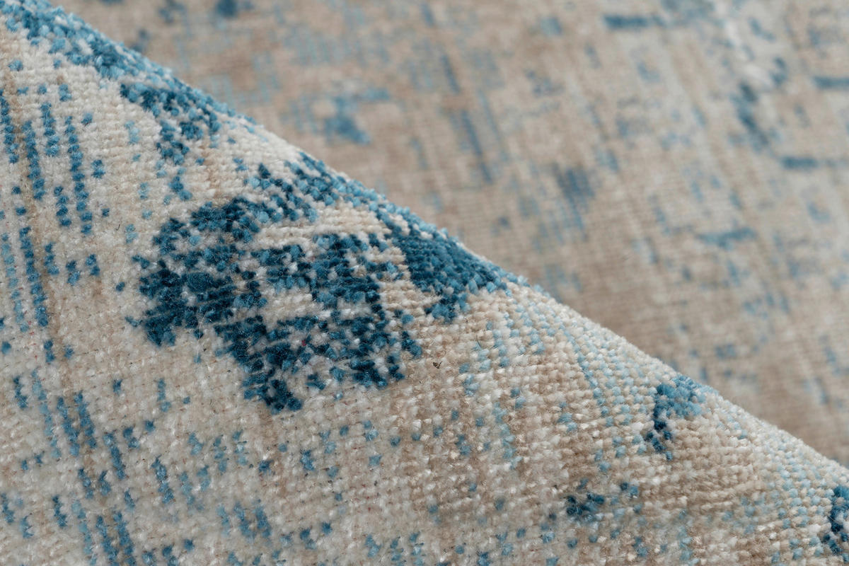 360Living Teppich Dilan blau B/L: ca. 160x230 cm Dilan - blau (160,00/230,00cm) - 360Living