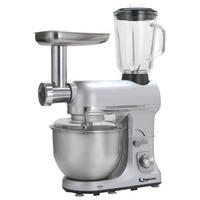 Topmatic Küchenmaschine PKM-1800.1BG silber Kunststoff Edelstahl Glas B/H/T: ca. 23x64x48 cm ca. 5 l Küchenmaschine_3in1 - silber (23,00/64,00/48,00cm) - Topmatic