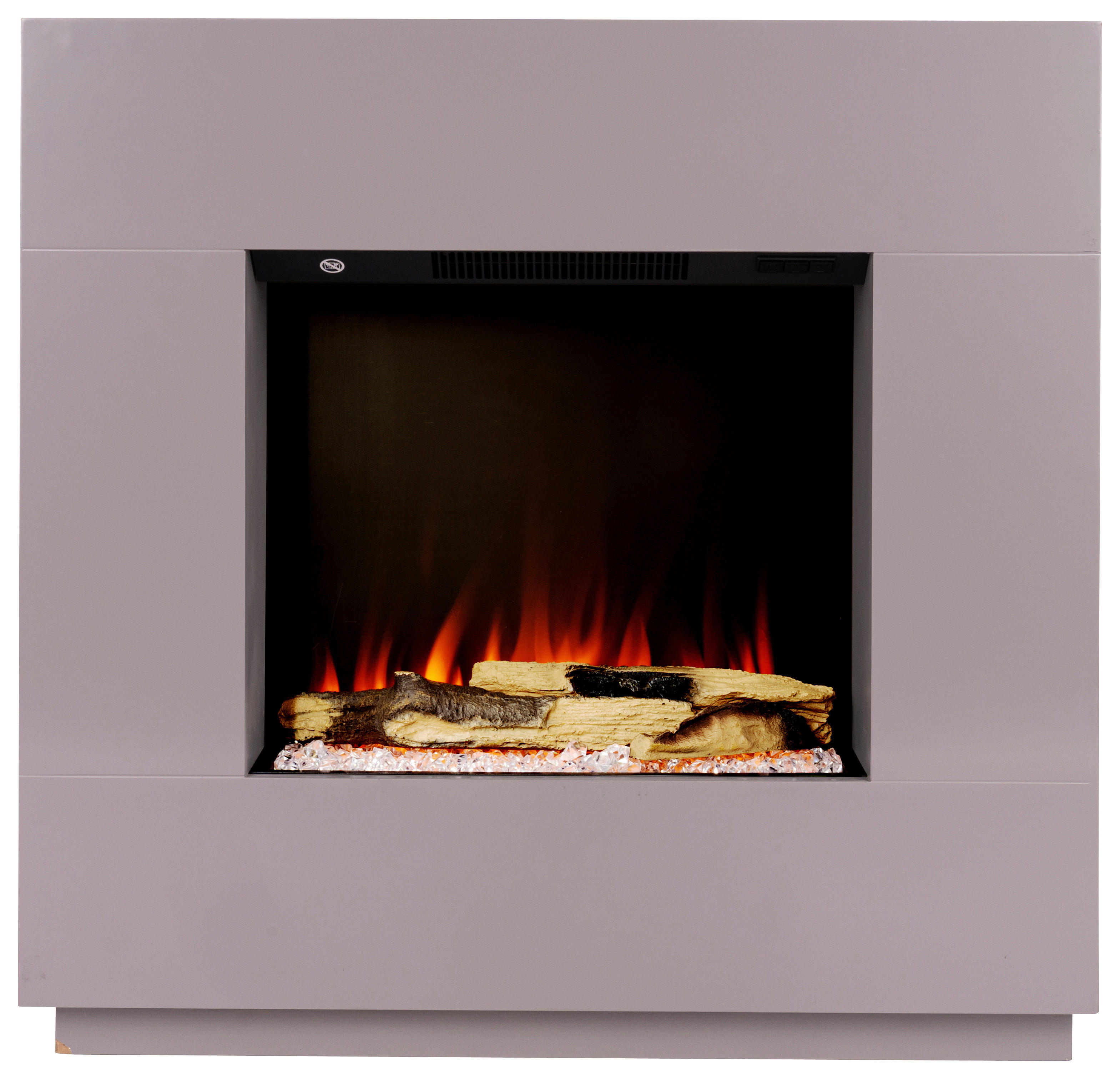 BHP Elektrischer-Kamin  ESKE BG00752-14 dunkelgrau MDF B/H/T: ca. 80x76x26 cm ca. 1500 W Elektrokamin BG00752-14 - dunkelgrau (80,00/76,00/26,00cm) - BHP
