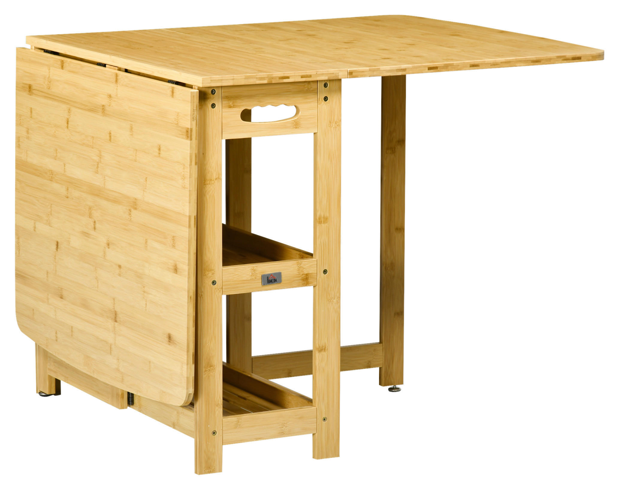 HOMCOM Klapptisch natur Bambus B/H/L: ca. 80x149,5x73,5 cm Klapptisch - natur (73,50/80,00/149,50cm) - HOMCOM