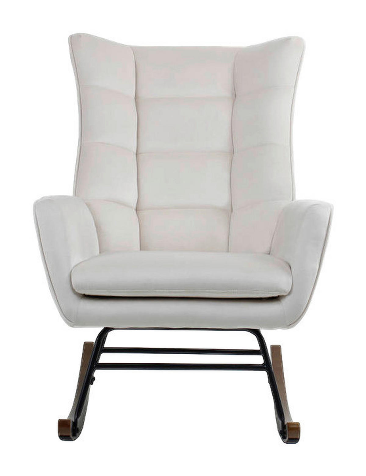 Schaukelstuhl Bryana 100 beige B/H/T: ca. 88x97x68 cm Bryana 100 - braun/beige (88,00/97,00/68,00cm) - 360 Living