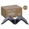 CreaTable Servierset Streat Taco Stand 1 schwarz Steinzeug B/L: ca. 10,5x14,5 cm Streat Taco Stand 1 - schwarz (10,50/14,50cm) - CreaTable
