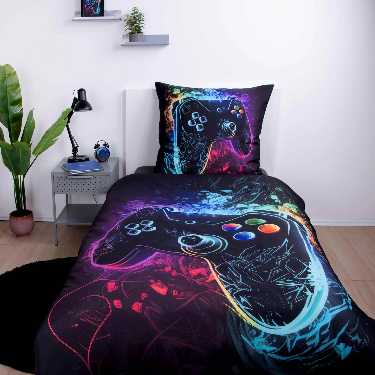 Bettwäsche Renforce Bettwäsche Gaming - bunt - Young Collection