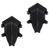 Innenecke schwarz L/B/H: ca. 2,9x2,9x5,12 cm Innenecke für 48mm KST SL schwarz - schwarz (2,90/2,90/5,12cm)