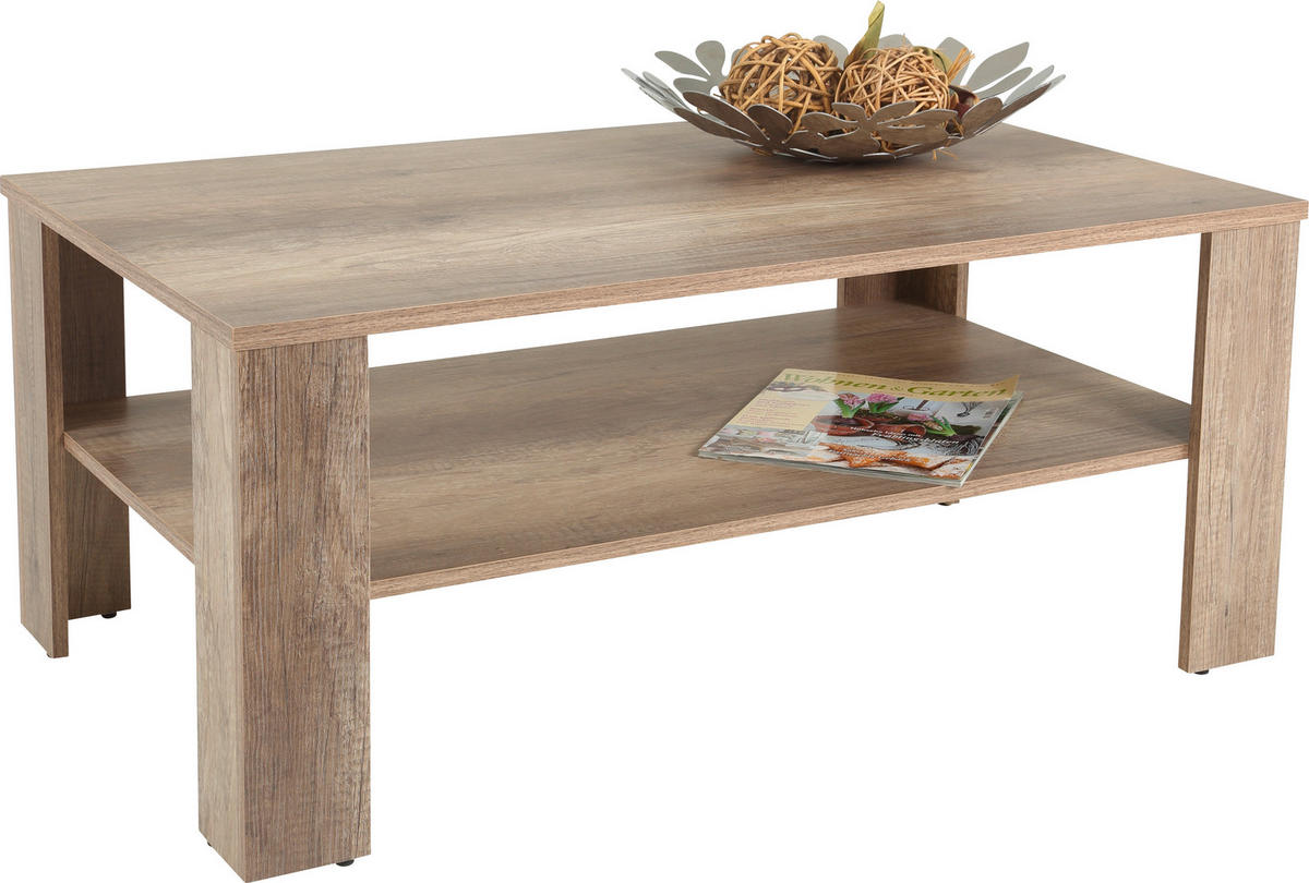 Couchtisch Luca 022630 Wildeiche Nachbildung B/H/T: ca. 100x44x60 cm Luca 022630 - (100,00/44,00/60,00cm)