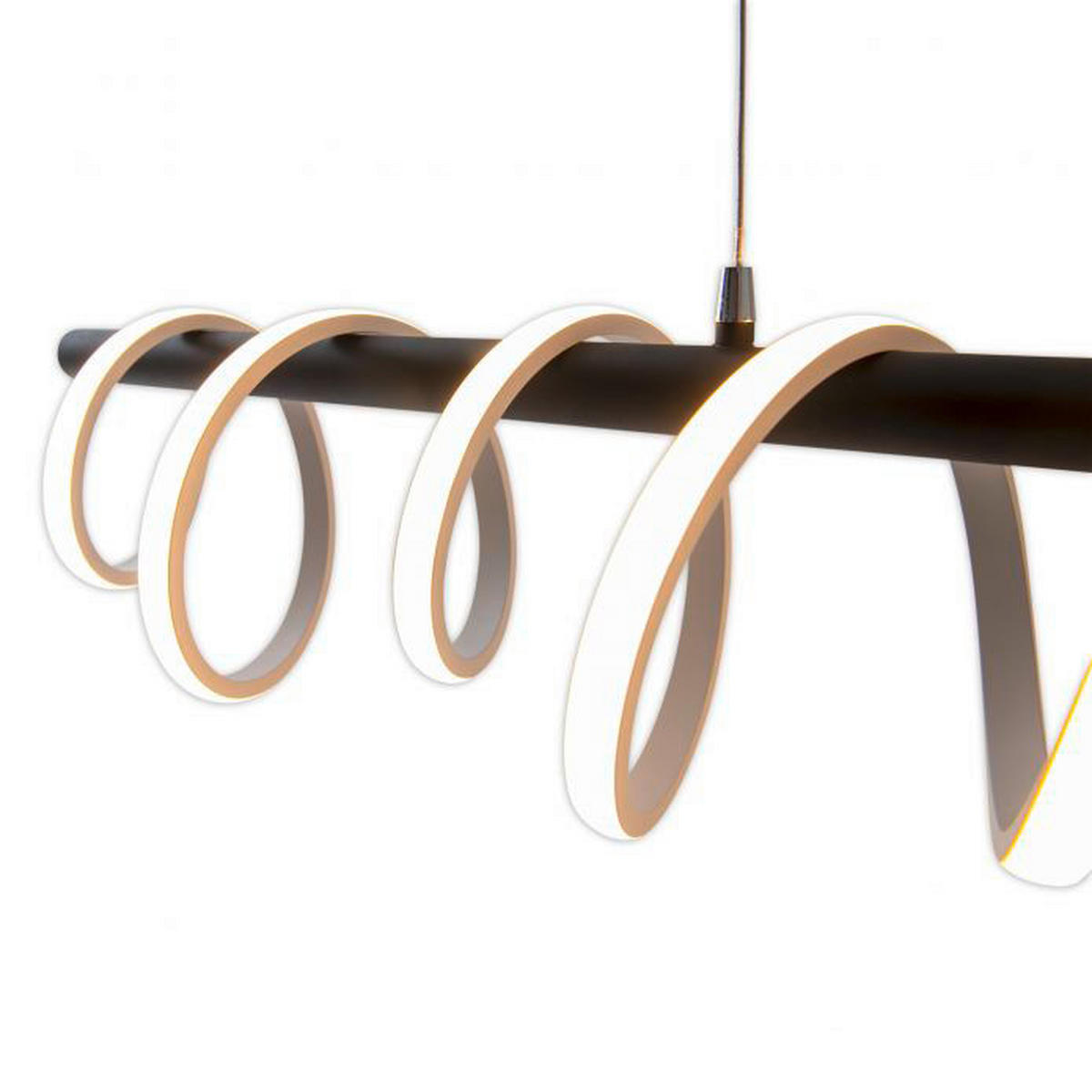 Näve Leuchten LED Pendelleuchte Belleza - weiß/schwarz (100,00/150,00/6,00cm) - Näve Leuchten