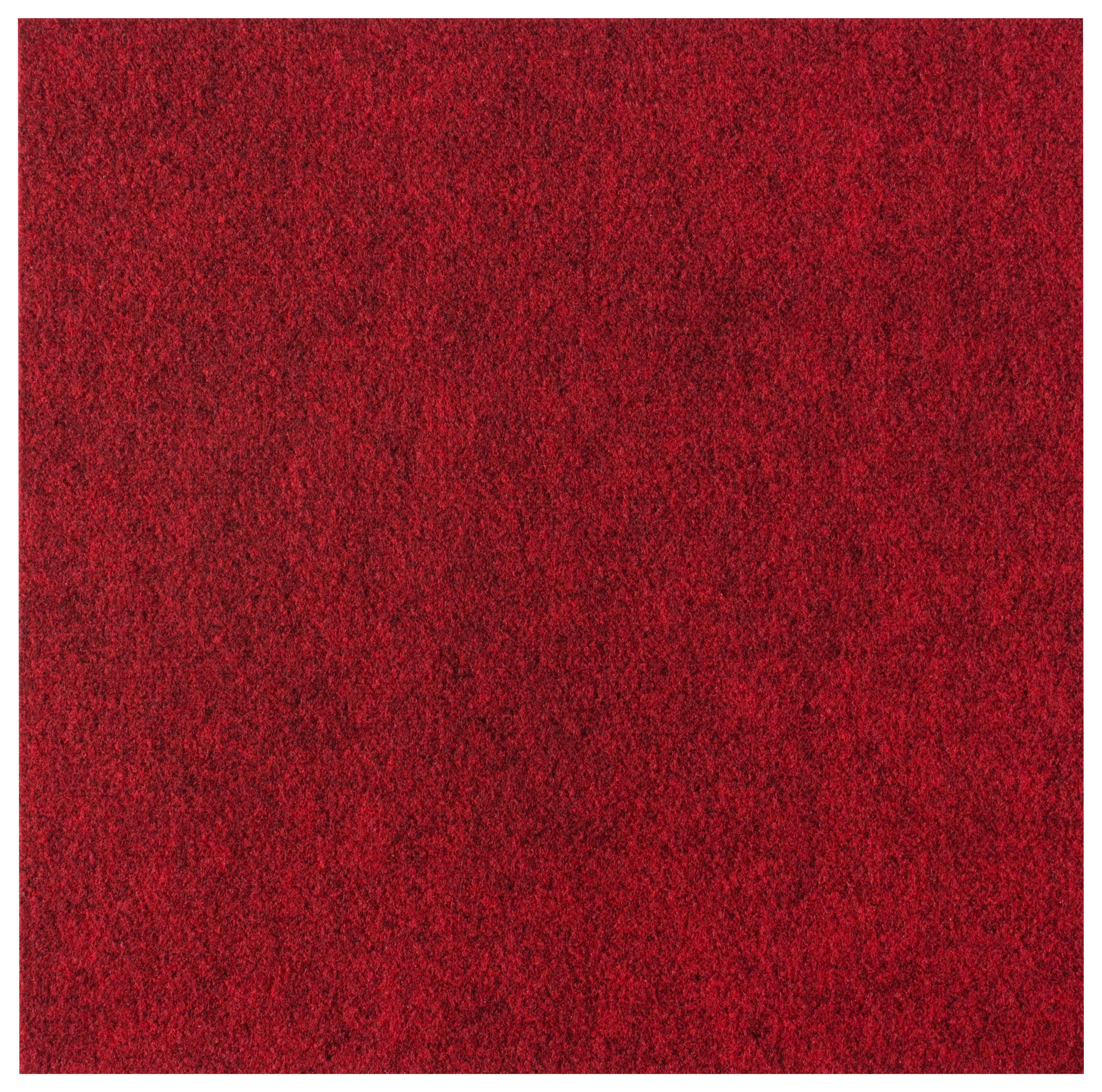 Teppichfliese Filz rot B/L: ca. 40x40 cm pro Stück Filz - rot (40,00/40,00cm)
