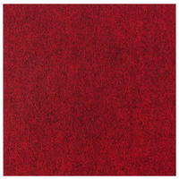 Teppichfliese Filz rot B/L: ca. 40x40 cm pro Stück Filz - rot (40,00/40,00cm)