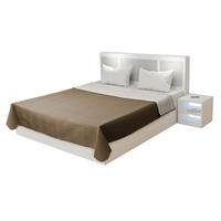 Tagesdecke Tagesdecke-Single 160x220 uni - braun/kitt (160,00/220,00cm) - Sensation