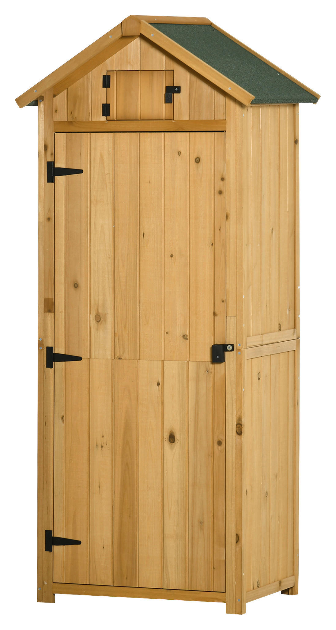 Outsunny Gartenhaus natur Holz B/H/L: ca. 542x179x77 cm Gartenhaus - natur (77,00/542,00/179,00cm) - Outsunny