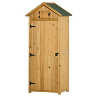 Outsunny Gartenhaus natur B/H/L: ca. 542x179x77 cm Gartenhaus - natur (77,00/542,00/179,00cm) - Outsunny