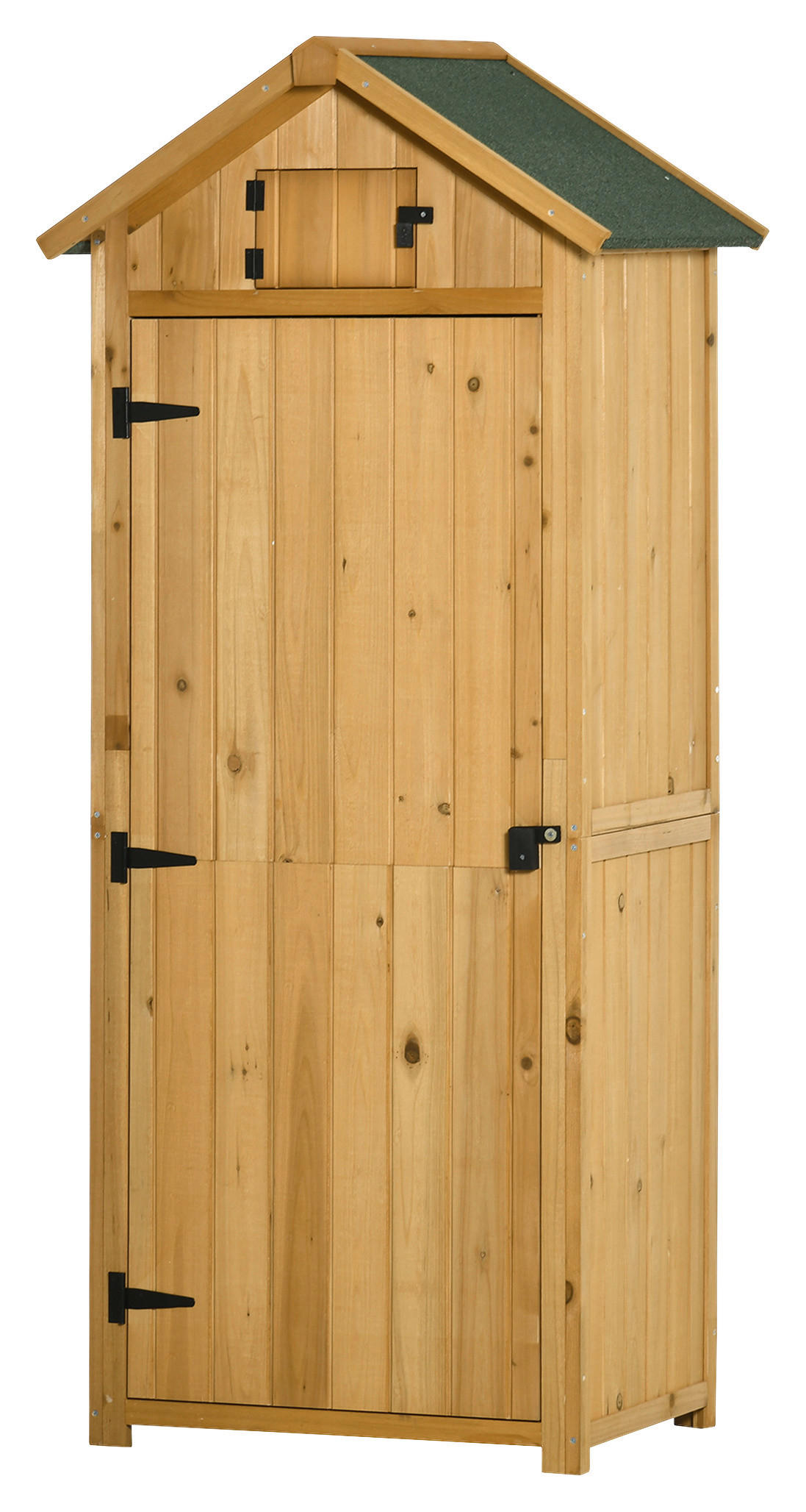 Outsunny Gartenhaus natur Holz B/H/L: ca. 542x179x77 cm