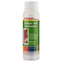 POCOline Vollton- und Abtönfarbe weiß ca. 0,25 l Voll+Abtönfarbe 250ml weiß - weiß (250ml) - POCOline