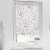 Verdunkelungsrollo Dinos pink B/L: ca. 90x150 cm Dinos - pink (90,00/150,00cm) - LICHTBLICK