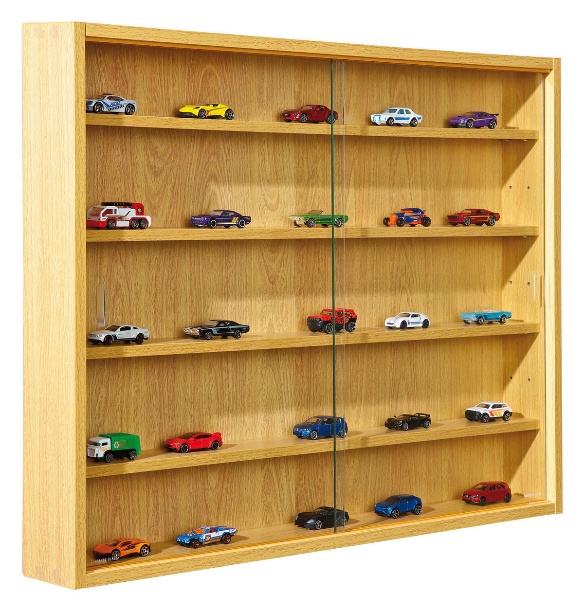 Vitrine Acquario buche Nachbildung Holzwerkstoff B/H/T: ca. 80x60x10 cm Acquario - buche (80,00/60,00/10,00cm) - Inter Link