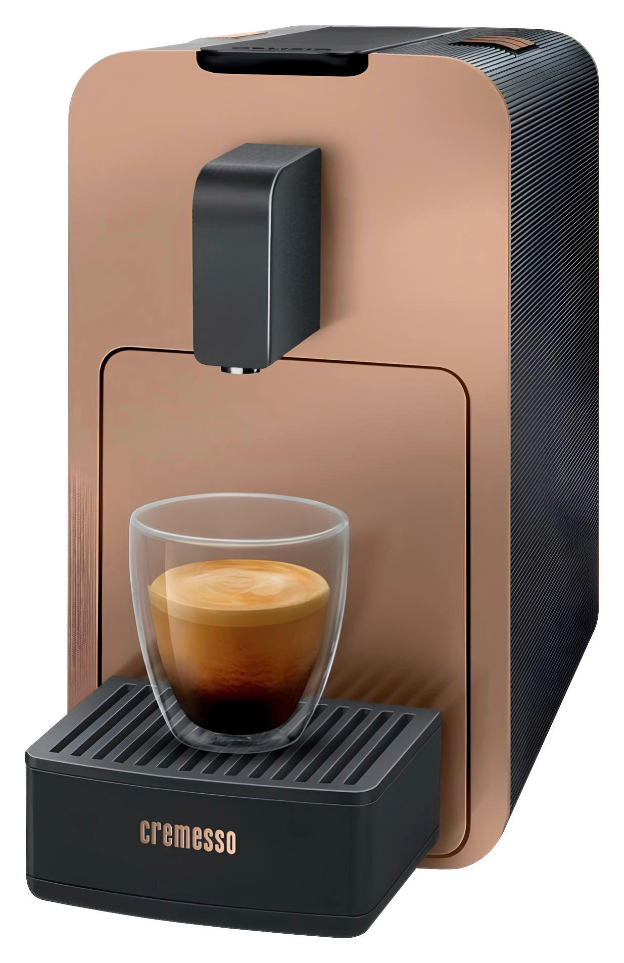 Cremesso Kapselmaschine schwarz H/L: ca. 37x27 cm Viva Elegante - schwarz (27,00cm) - Cremesso