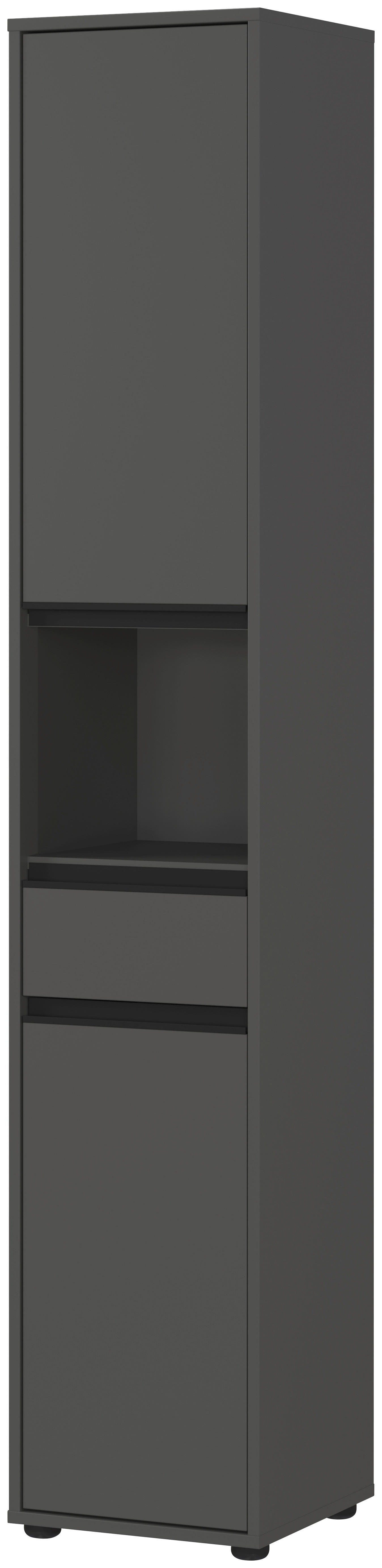 Hochschrank 2203-547 Graphit B/H/T: ca. 33x181x34 cm 2203-547 - Graphit (33,00/181,00/34,00cm) - Germania