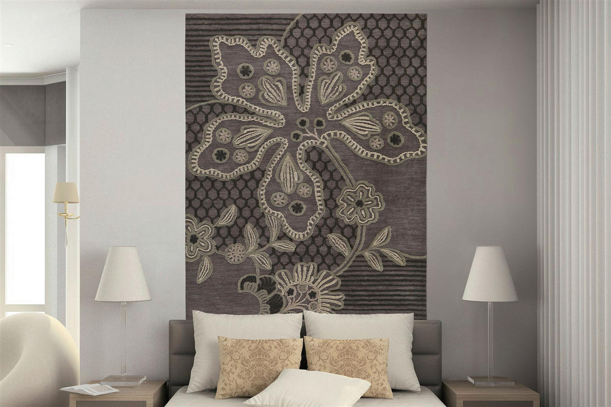Arte Espina Kurzflorteppich Mood 4306 braun B/L: ca. 90x160 cm Mood 4306 - braun/beige (90,00/160,00cm) - Arte Espina