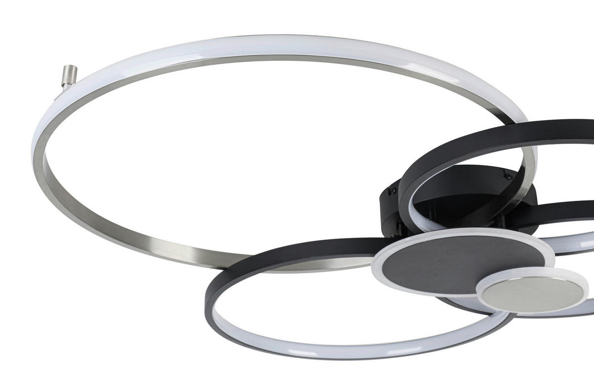 Nolo Lighting LED-Deckenleuchte schwarz Aluminium B/H/L: ca. 64x11x80 cm LED-Deckenleuchte_Big - schwarz (80,00/64,00/11,00cm) - Nolo Lighting