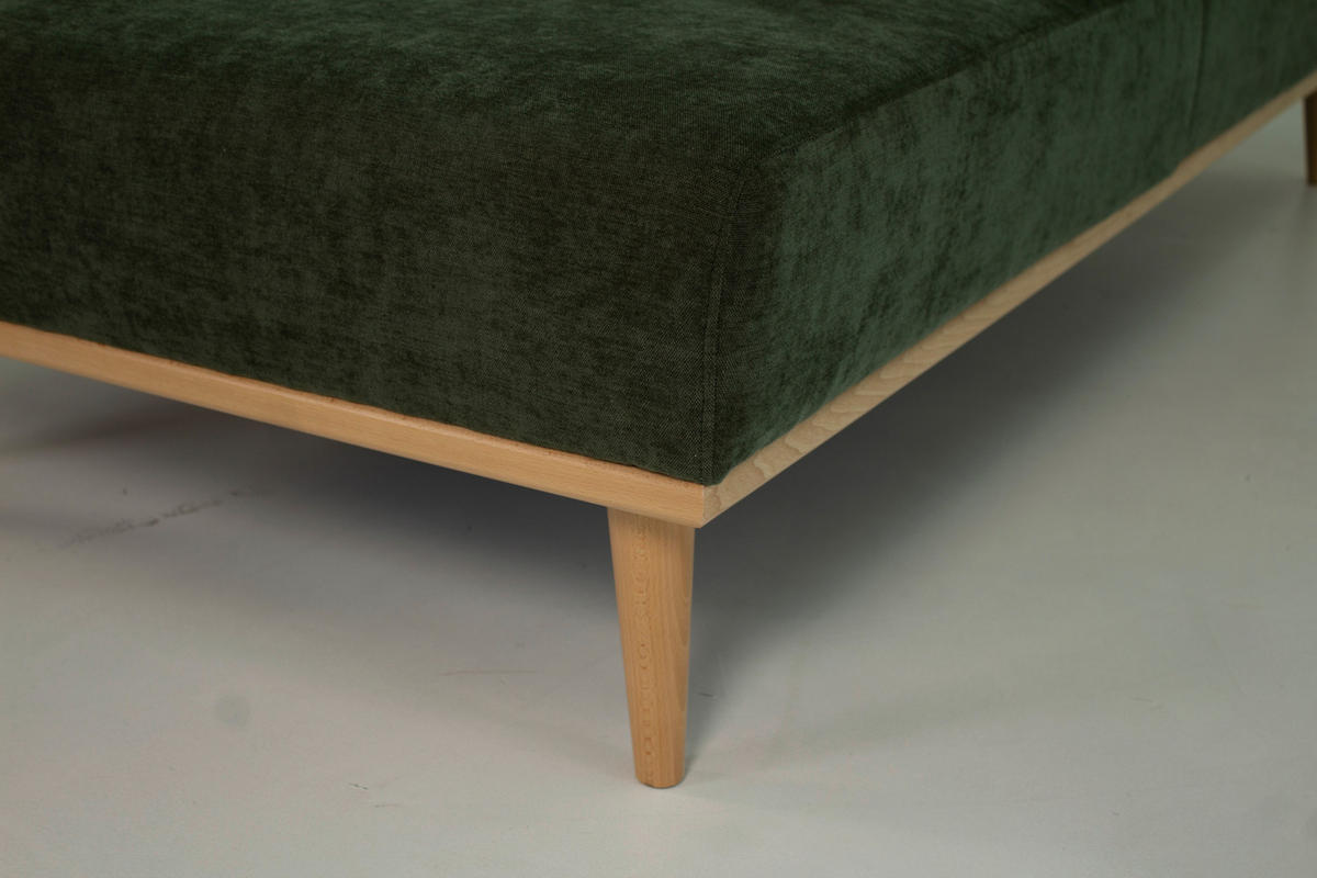 Polsterecke Wood grün Microfaser B/H/T: ca. 259x90x191 cm Wood - Eiche/grün (259,00/90,00/191,00cm)