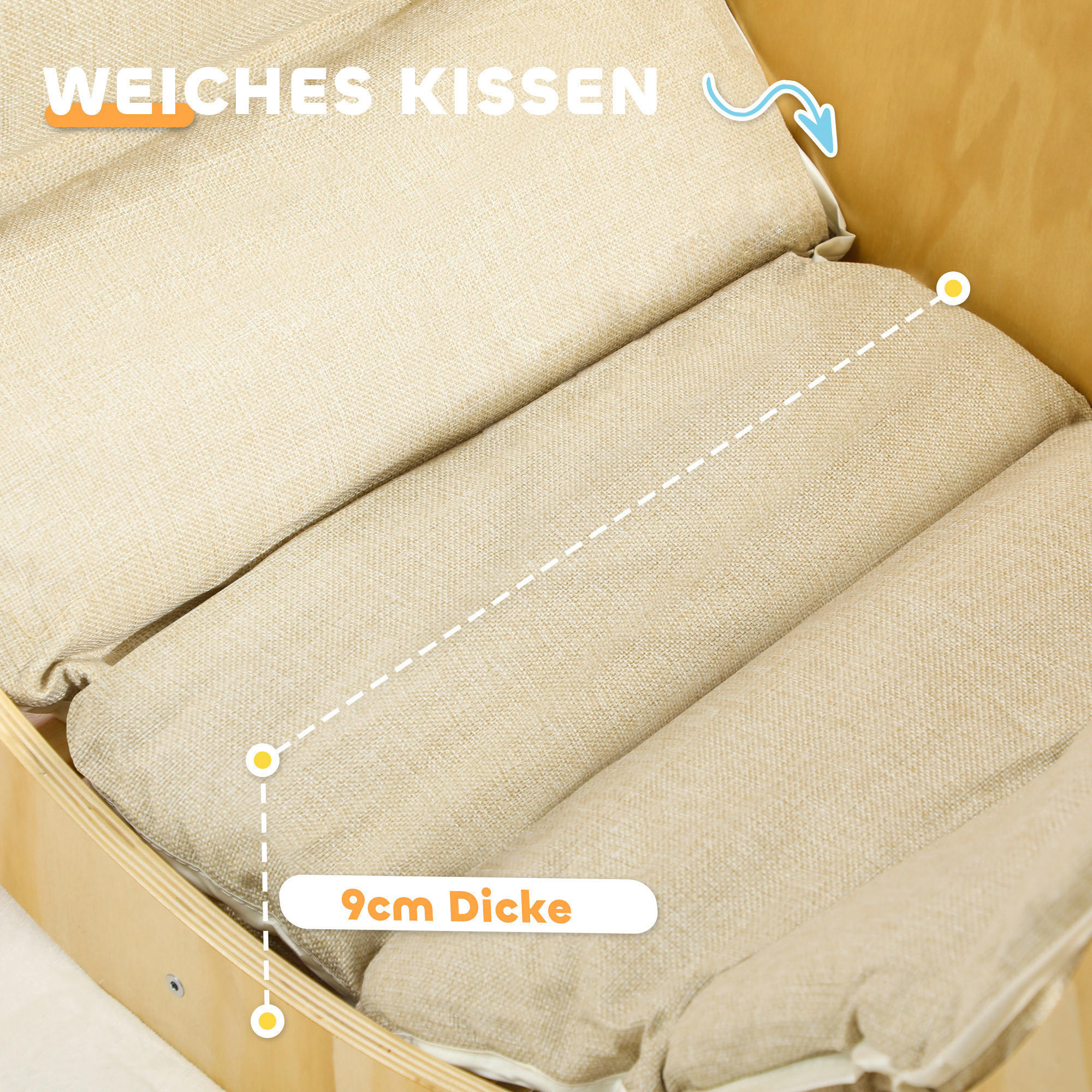 AIYAPLAY Klettergerüst natur B/H/L: ca....