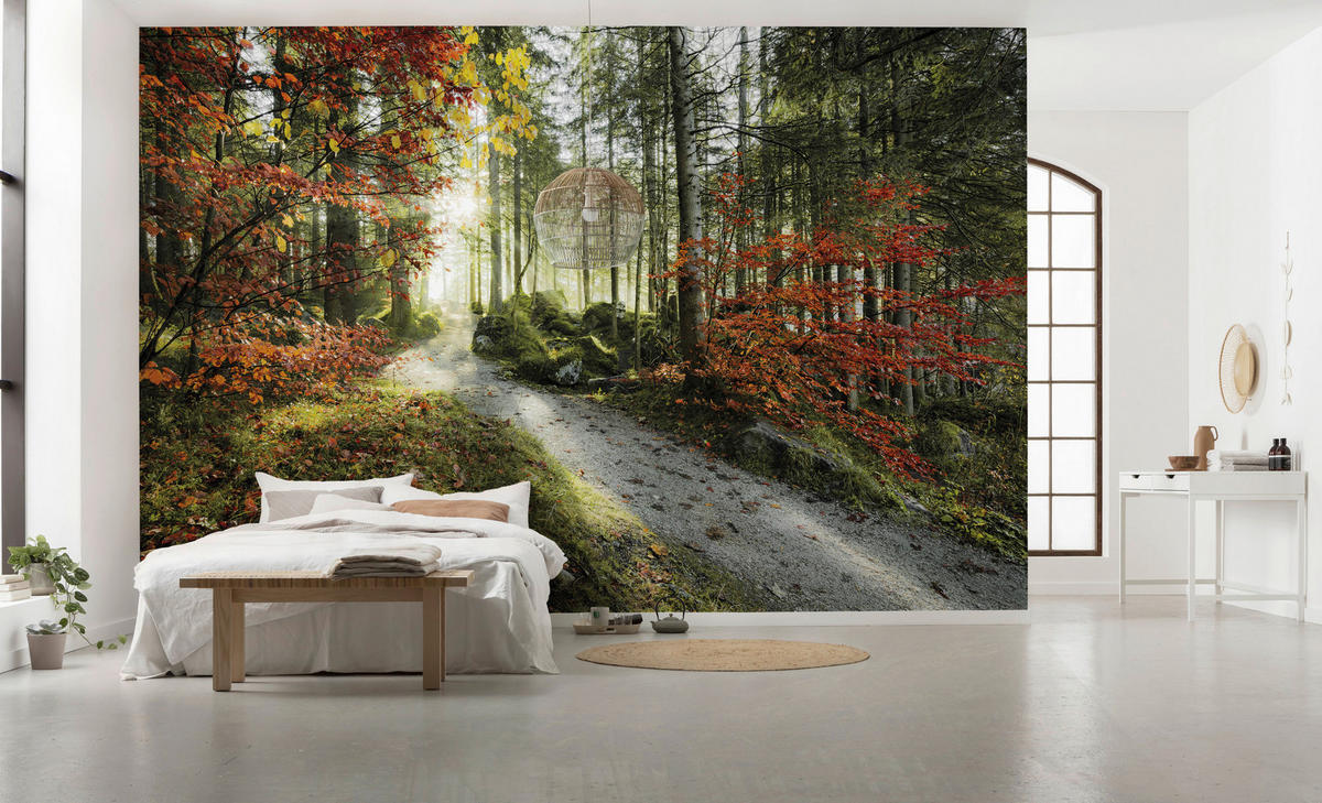 Komar Fototapete Feuerzungen B/L: ca. 450x280 cm Feuerzungen - (450,00/280,00cm) - Komar