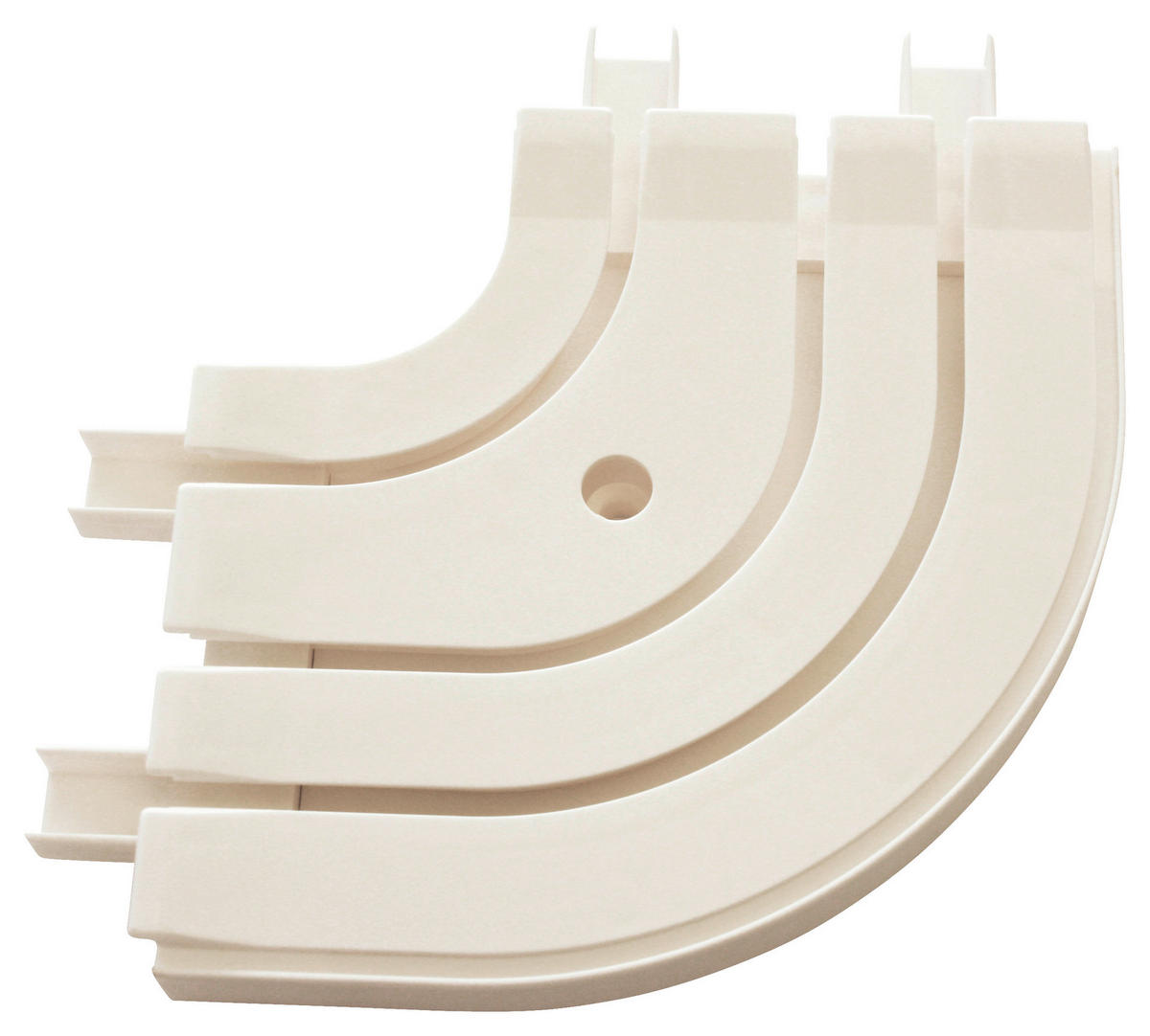 Boviva Rundbogen für Verlängerung weiß Kunststoff 3.0 Läufe Rundbogen_3lfg. - weiß (13,50cm) - Boviva