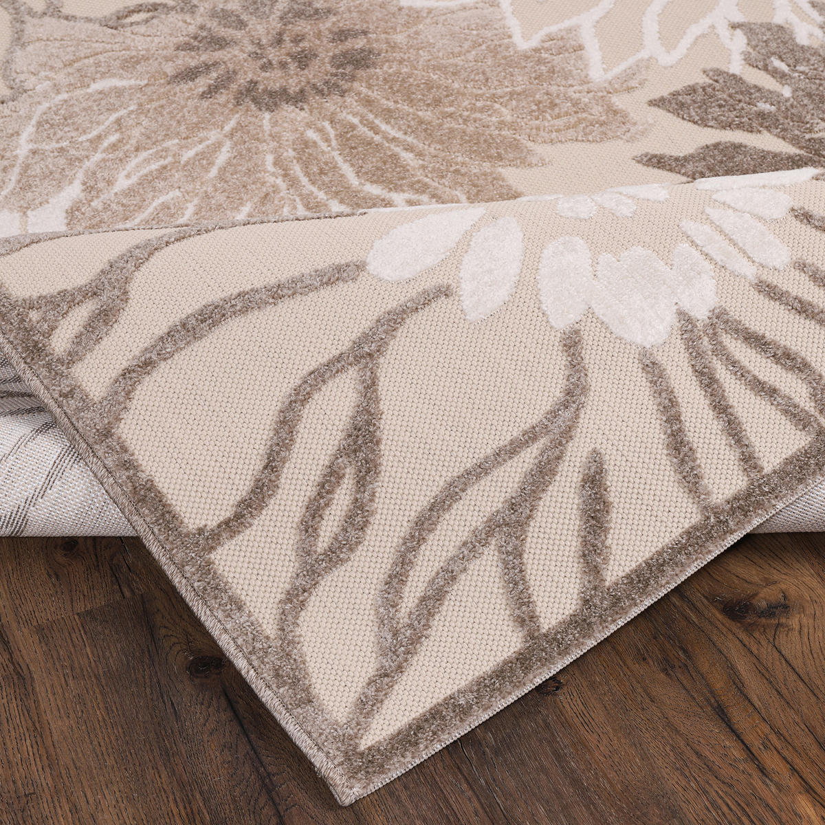 Sanat Outdoorteppich FLORAL creme B/L: ca. 160x230 cm FLORAL - creme (160,00/230,00cm) - Sanat
