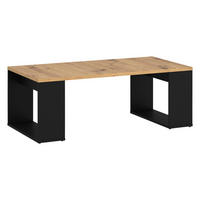 Couchtisch Zentaro Eiche Artisan Nachbildung B/H/T: ca. 110x41x67 cm Zentaro - Eiche/schwarz (110,00/41,00/67,00cm)