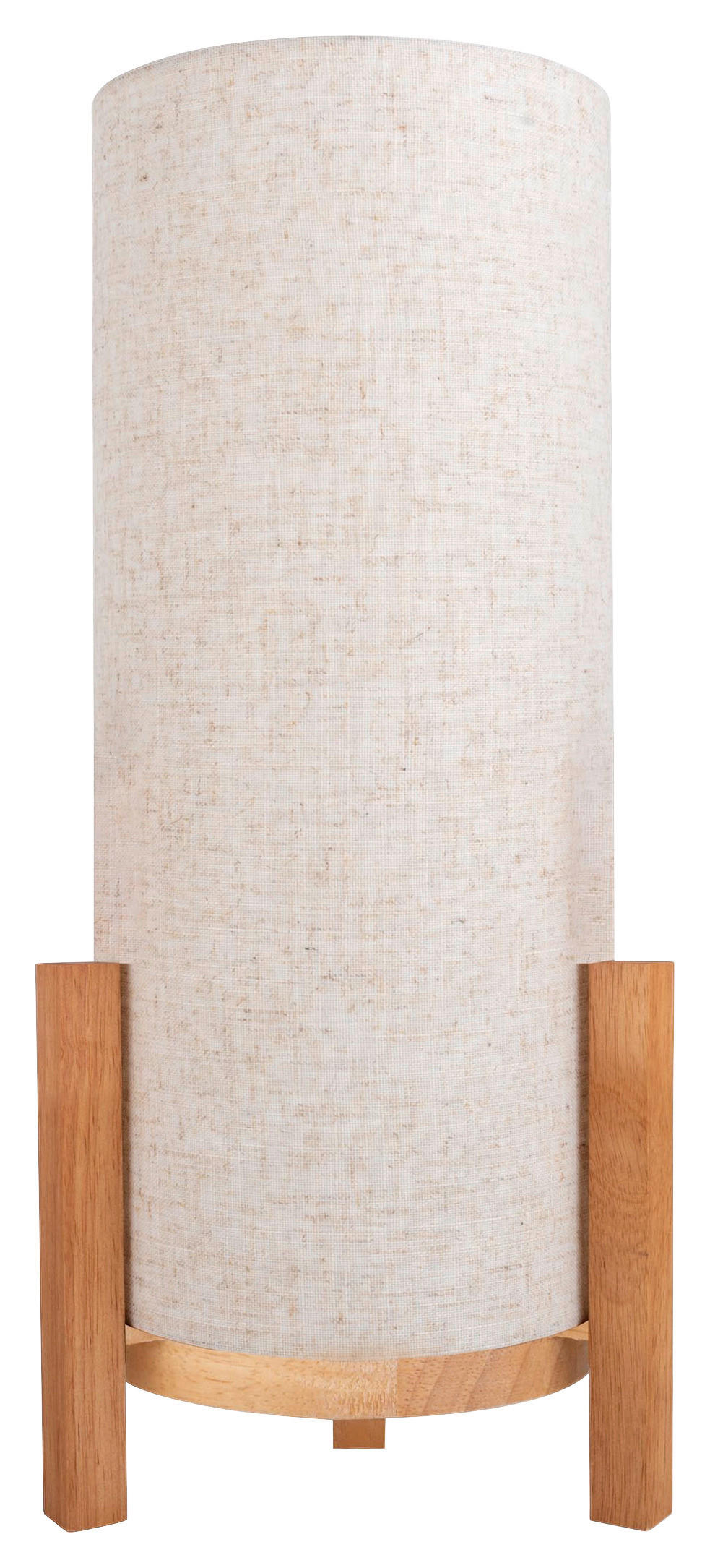 Näve Leuchten LED-Leuchten 5311427 natur Textil Holz B/H/T: ca. 22x48x22 cm null 1 Brennstellen