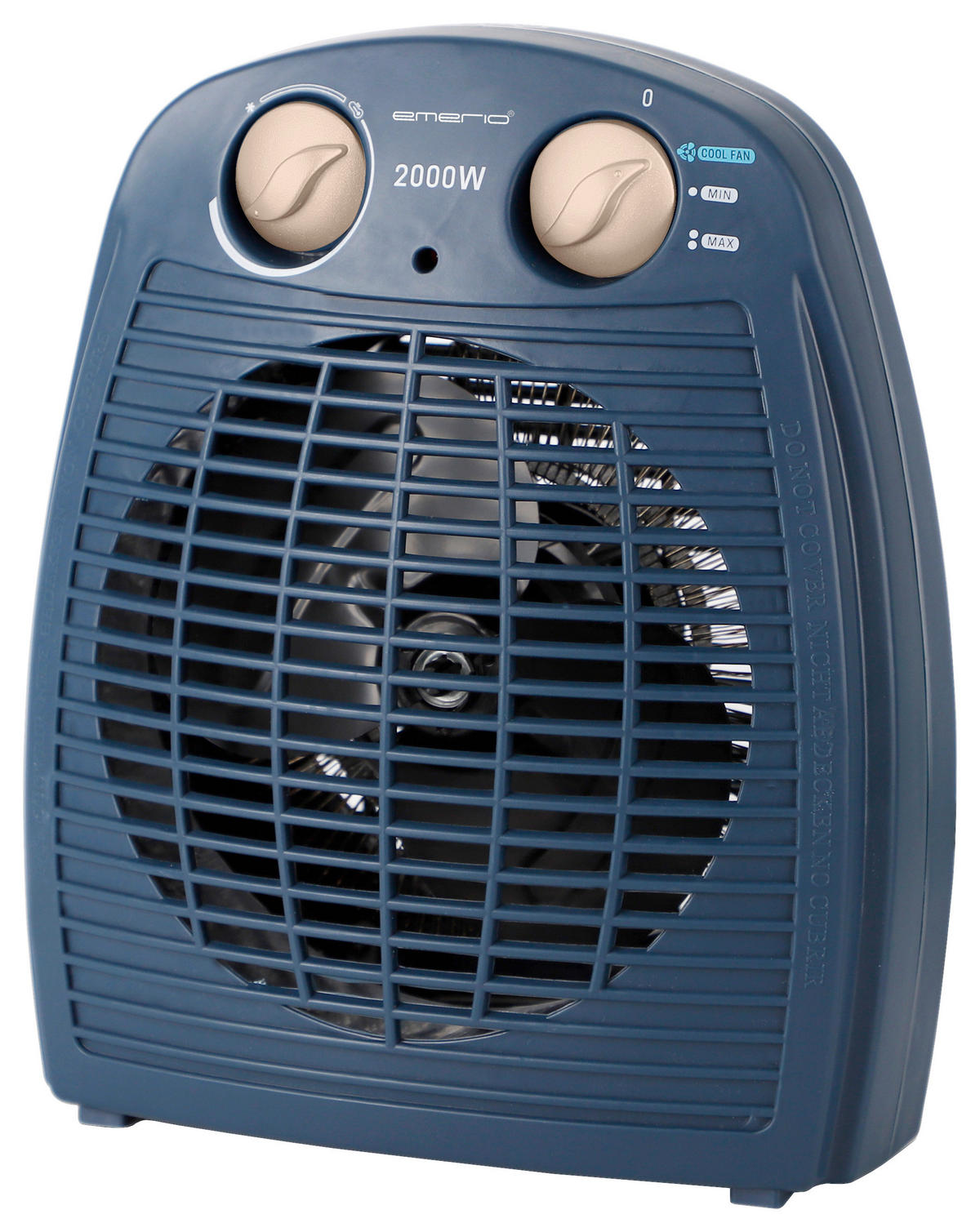 Heizlüfter blau Kunststoff B/H/L: ca. 13,4x26,5x22 cm ca. 2000 W Heizlüfter FH-106737.12 - blau (22,00/13,40/26,50cm)