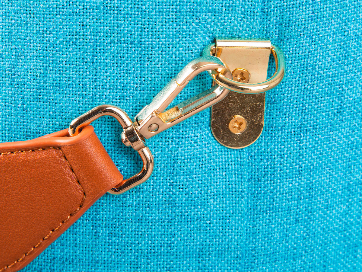 Inter Link Hocker Dilia hellblau MDF B/H/T: ca. 42x36x30 cm Dilia - hellblau (42,00/36,00/30,00cm) - Inter Link