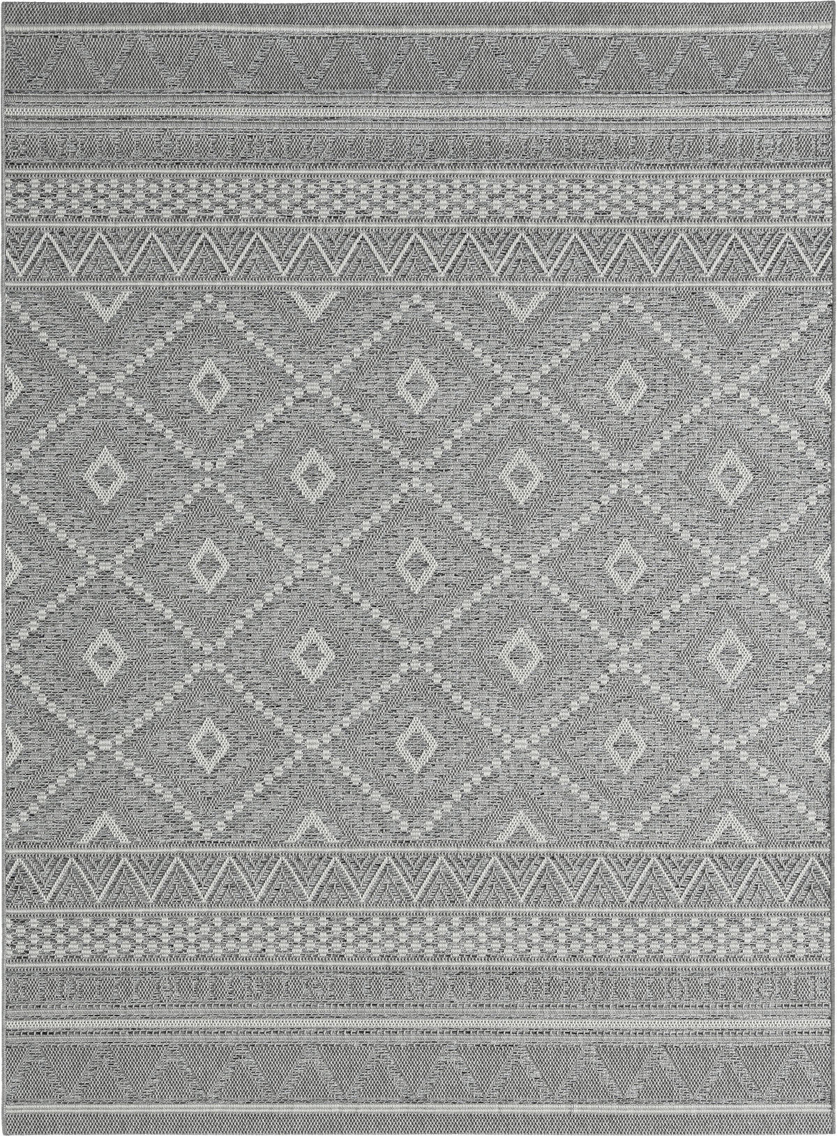 Merinos Teppich Ottowa grau B/L: ca. 140x200 cm Ottowa - grau (140,00/200,00cm) - Merinos