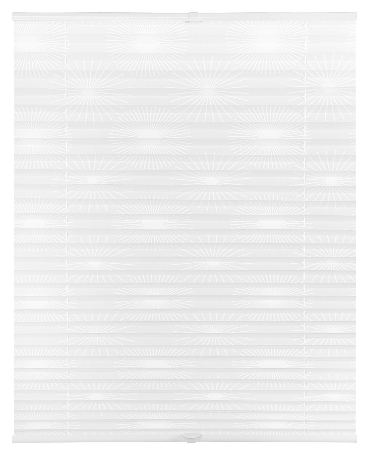 Thumbnail - LICHTBLICK Spannplissee Sonne weiß B/L: ca. 120x130 cm