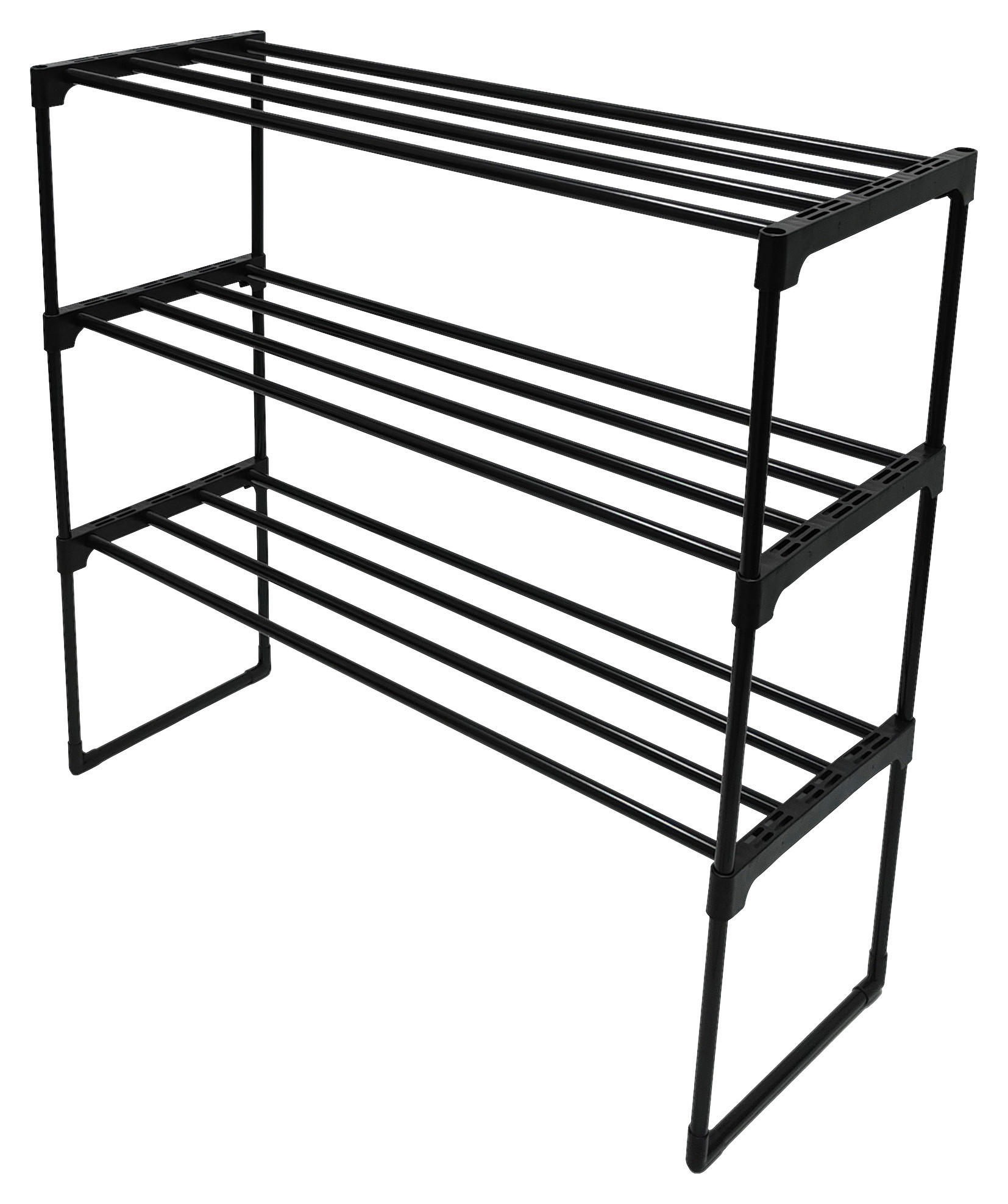 Schuhregal Bibi schwarz B/H/T: ca. 67x51x29 cm Bibi - schwarz (67,00/51,00/29,00cm) - HÖLSCHER