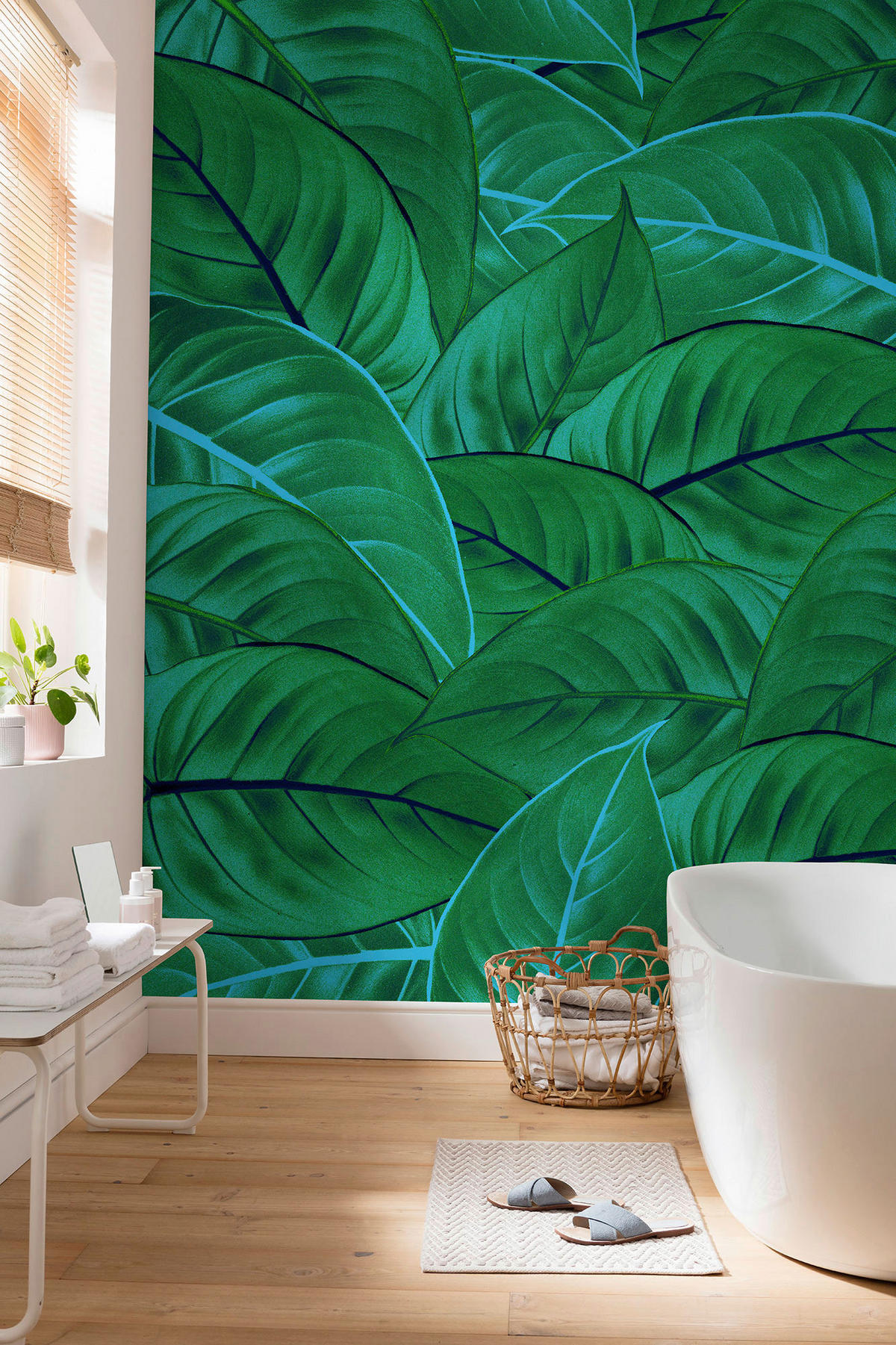 Komar Fototapete Jungle Leaves B/L: ca. 200x250 cm Jungle Leaves - (200,00/250,00cm) - Komar