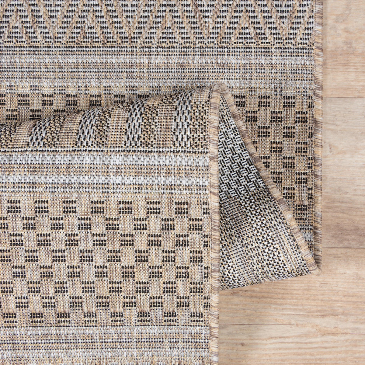 Sanat Outdoorteppich MELISSA braun B/L: ca. 140x200 cm MELISSA - braun (140,00/200,00cm) - Sanat