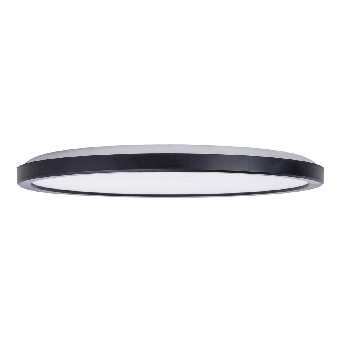 Näve Leuchten Deckenleuchte schwarz Kunststoff B/H/L: ca. 29x3x29 cm null 1 Brennstellen Carlo - schwarz (29,00/29,00/3,00cm) - Näve Leuchten