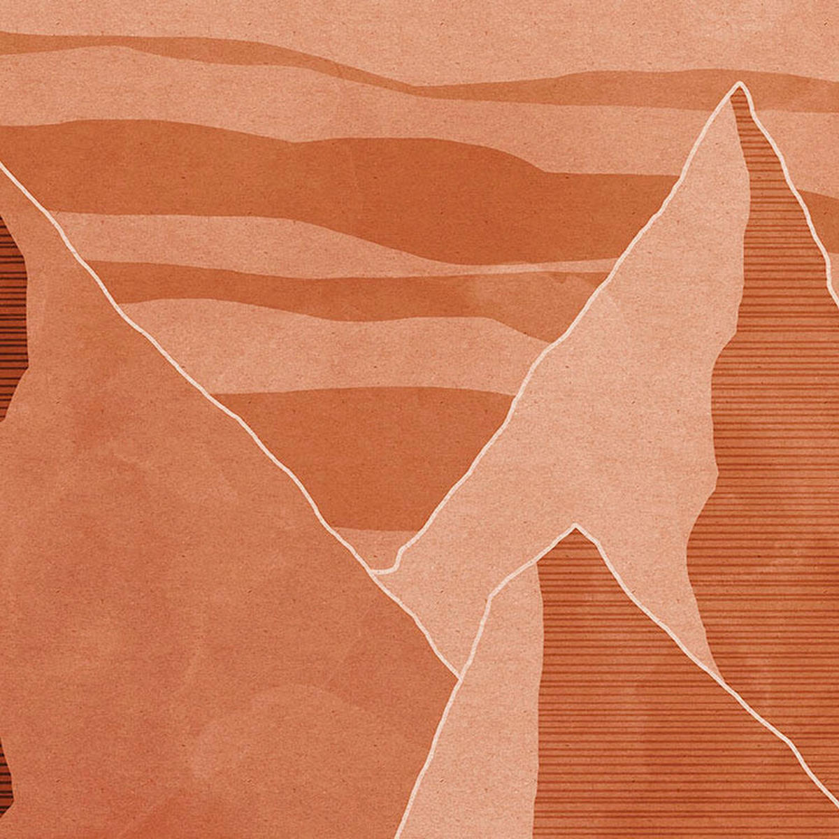 Komar Fototapete Desert Mile B/L: ca. 400x280 cm Desert Mile - (400,00/280,00cm) - Komar