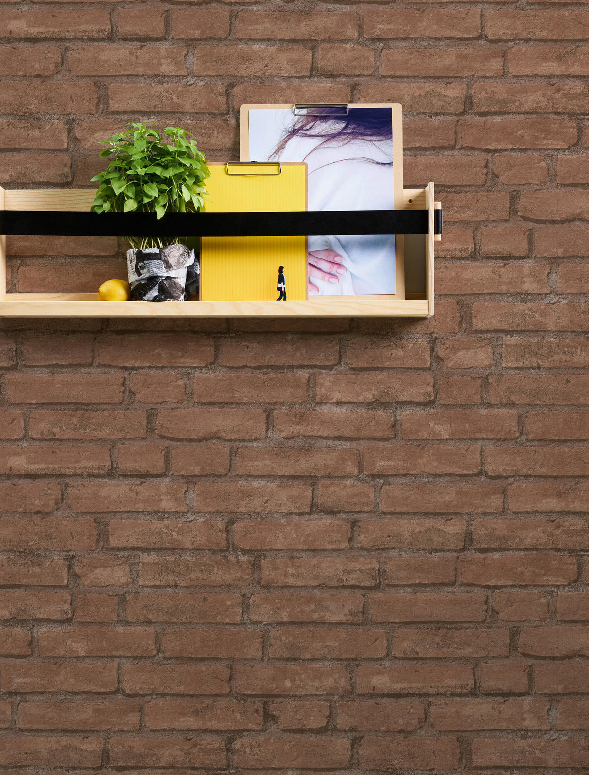 A.S.Creation Vliestapete orange braun B/H/D: ca. 53x1005x8,3 cm Vliestapete - braun/orange (8,30/1005,00cm) - A.S.Creation