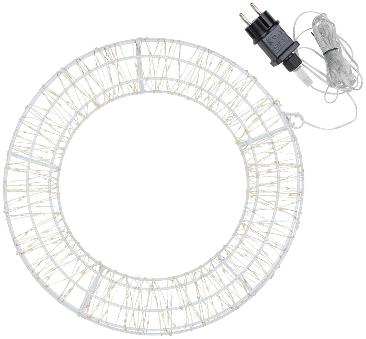 LED-Kranz LED-Kranz - weiß (39,00/5,00/39,00cm)