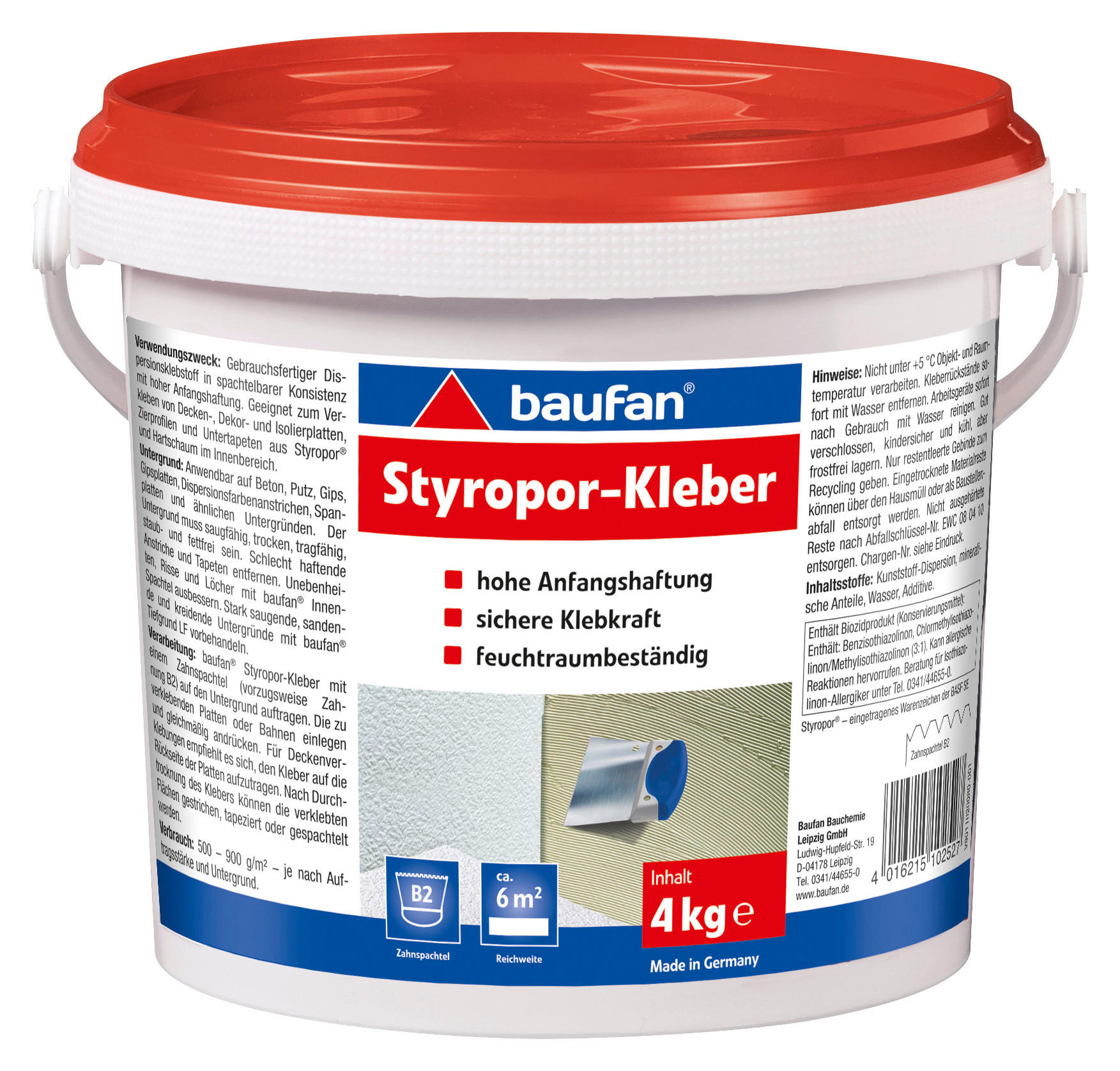 Baufan Styroporkleber ca. 4000 g Styroporkleber_Baufan 4kg - Baufan
