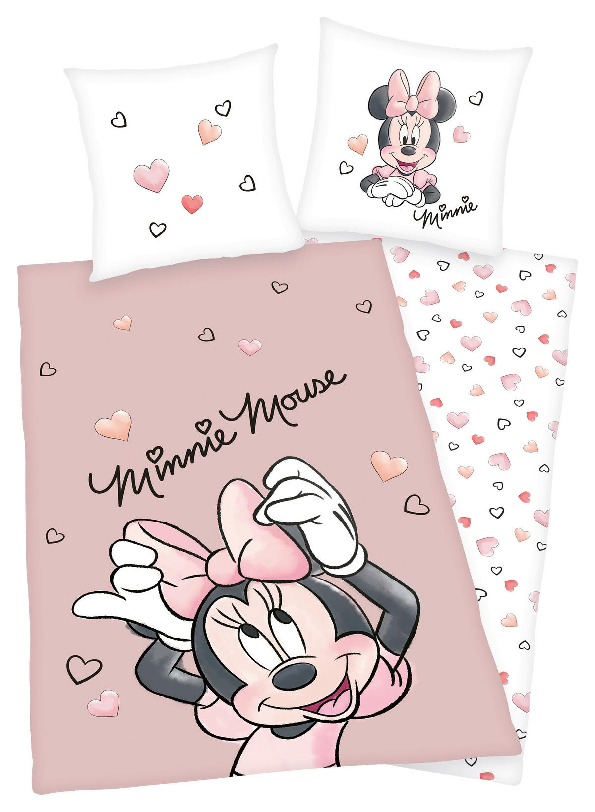 Baumwoll Wende Bettwäsche Disney Renforce Multi Baumwolle B/L: ca. 135x200 cm Disney - Multi (135,00/200,00cm)