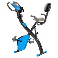 HOMCOM Fahrradtrainer blau Stahl B/H/L: ca. 51x115x97 cm Fahrradtrainer - blau/grau (97,00/51,00/115,00cm) - HOMCOM