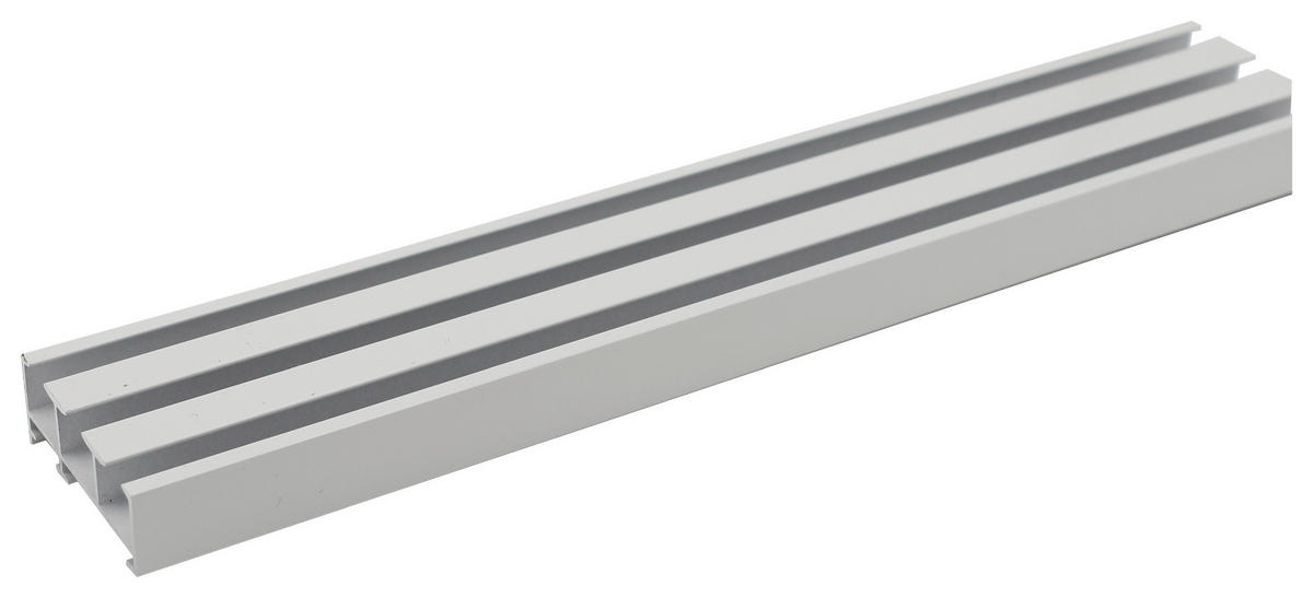 Gardinenschiene smart weiß Metall L: ca. 210 cm 3.0 Läufe smart - weiß (210,00cm) - ondeco